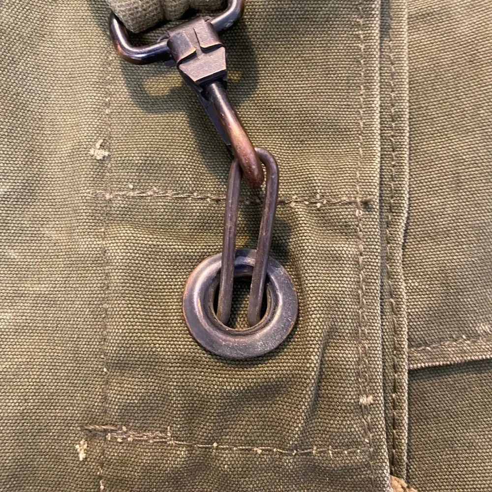 Vintage US Army Canvas Sea Bag Duffel Korean Vietnam Era‎ RA18842029